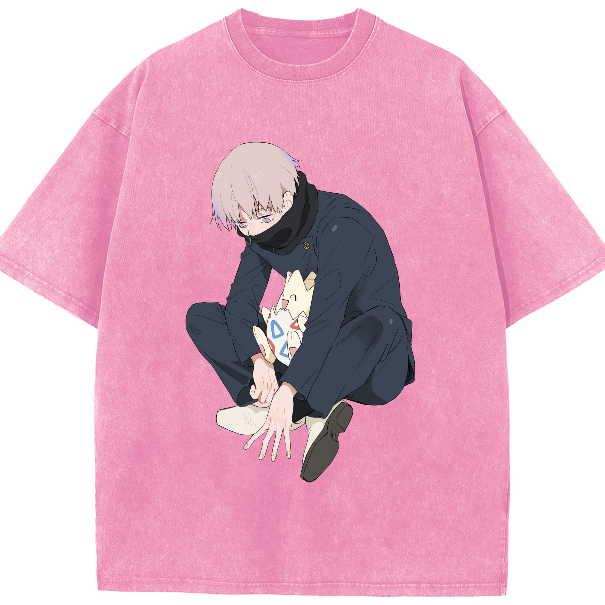 （画像用） 呪術廻戦 Jujutsu Kaisen 綿100% ヴィンテージ風 半袖Tシャツ（フロントプリント）